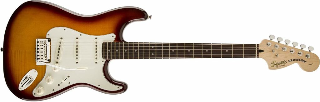 Squier Standard Stratocaster Flame Maple Top