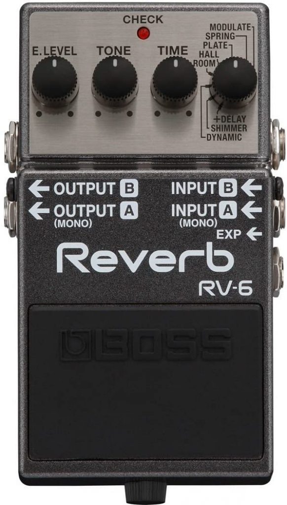 Boss RV-6 Reverb pedal