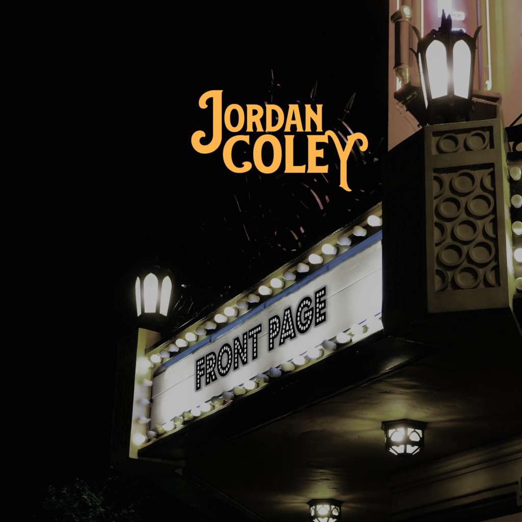 Album artwork for Jordan's single "Front Page"